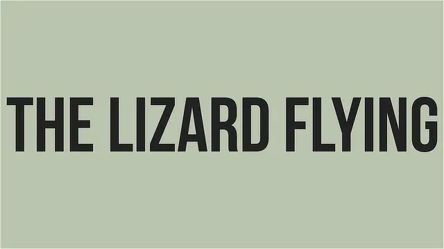 This is The Lizard Flying